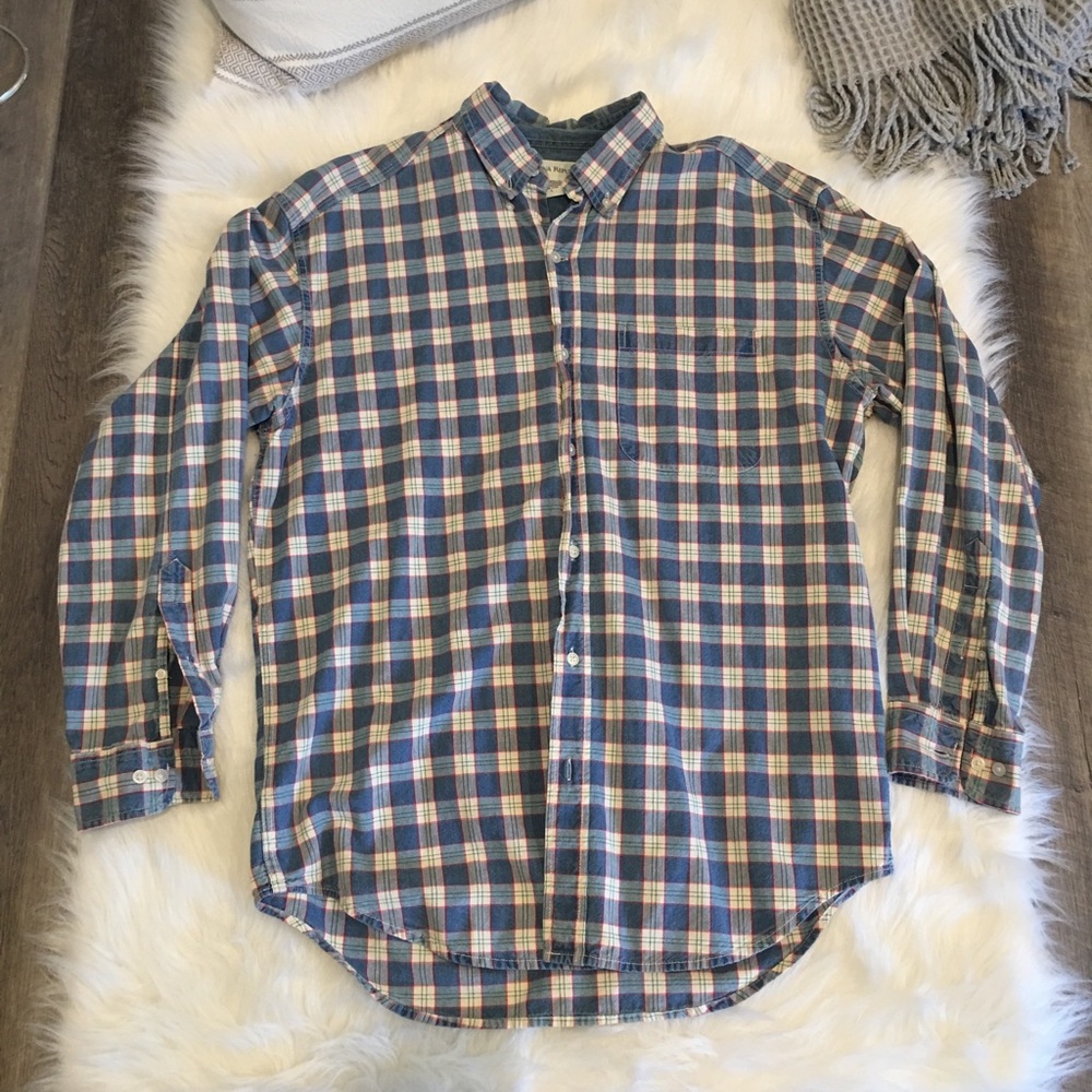 Banana Republic Plaid Button Down Shirt